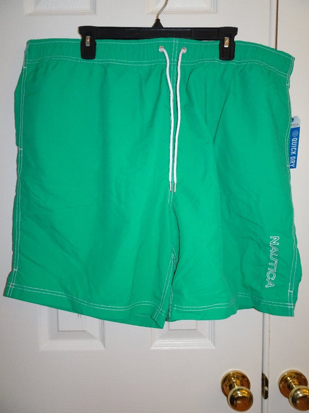 New Nautica Green Swim Trunks Big & Tall